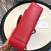 Gucci Marmont matelassé shoulder bag 26cm red - 2