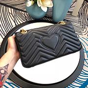 Gucci Marmont matelassé shoulder bag 26cm Black - 6