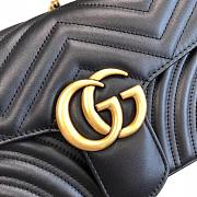 Gucci Marmont matelassé shoulder bag 26cm Black - 2