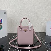 PRADA SMALL BRUSHED LEATHER TOTE 03 - 1