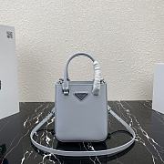 PRADA SMALL BRUSHED LEATHER TOTE 04 - 1