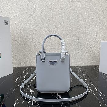 PRADA SMALL BRUSHED LEATHER TOTE 04