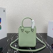 PRADA SMALL BRUSHED LEATHER TOTE 05 - 1