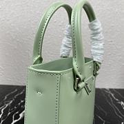 PRADA SMALL BRUSHED LEATHER TOTE 05 - 2