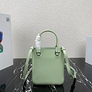 PRADA SMALL BRUSHED LEATHER TOTE 05 - 4