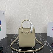 PRADA SMALL BRUSHED LEATHER TOTE 07 - 1