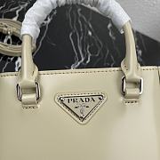 PRADA SMALL BRUSHED LEATHER TOTE 07 - 2