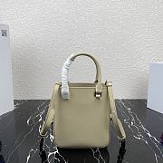 PRADA SMALL BRUSHED LEATHER TOTE 07 - 5