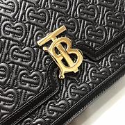 BURBERRY MEDIUM QUILTED MONOGRAM LAMBSKIN TB BAG - 3