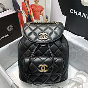 CHANEL BACKPACK IN LAMBSKIN WITH GOLD HARDWARE - 1