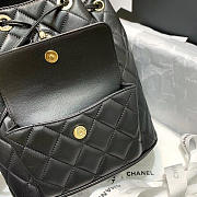 CHANEL BACKPACK IN LAMBSKIN WITH GOLD HARDWARE - 3