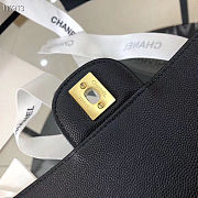 CHANEL FLAP BAG CAVIAR 25CM 006 - 5