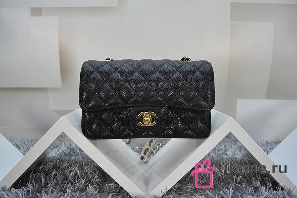 CHANEL FLAP BAG LAMBSKIN 20CM 019 - 1