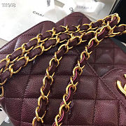 CHANEL FLAP BAG LAMBSKIN 25cm 023 - 4