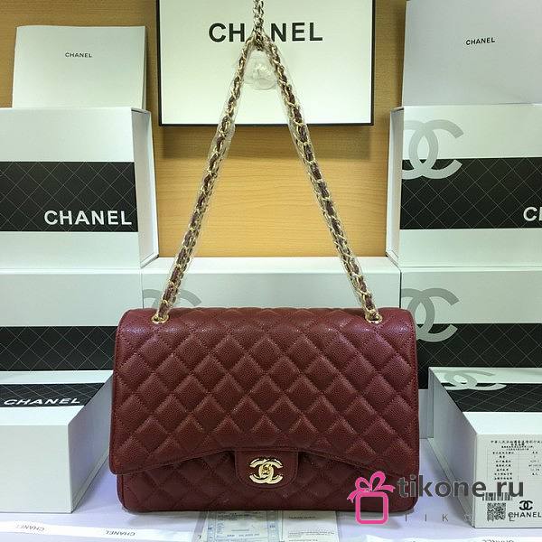 CHANEL FLAP BAG LAMBSKIN 33cm 025 - 1