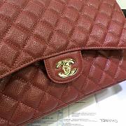 CHANEL FLAP BAG LAMBSKIN 33cm 025 - 6