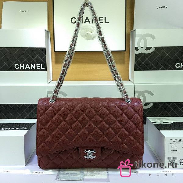 CHANEL FLAP BAG LAMBSKIN 33cm 026 - 1