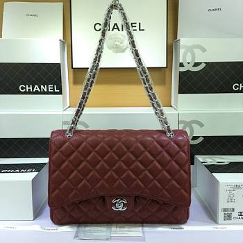 CHANEL FLAP BAG LAMBSKIN 33cm 026