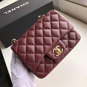 Chanel Flap LAMBSKIN Bag 17 CM 01