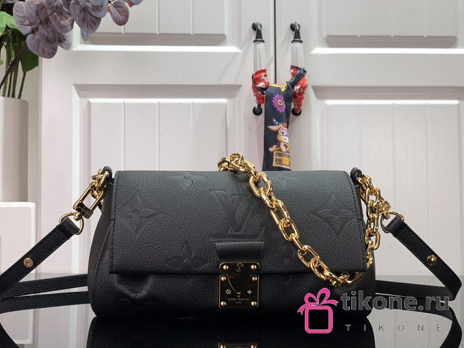 LV Favorite Monogram Empreinte Black M45813 - 24x14x9cm - 1