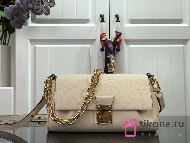 LV Favorite Monogram Empreinte Beige - 24x14x9cm - 1