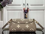 LV Favorite Bicolor Monogram Empreinte Gray/ Cream M45836 - 24x14x9cm - 2