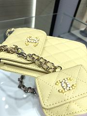 CHANEL PHONE&AIRPODS CASE WITH CHAIN  - 6