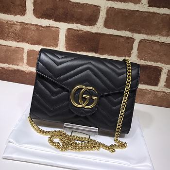 GUCCI GG MARMONT CHAIN WALLET 01
