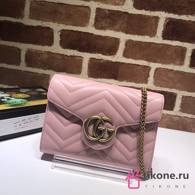 GUCCI GG MARMONT CHAIN WALLET 02 - 1