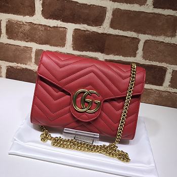 GUCCI GG MARMONT CHAIN WALLET 05
