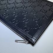 GUCCI EMBOSSED POUCH - 3