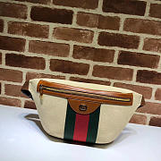 GUCCI VINTAGE CANVAS BELT BAG - 1