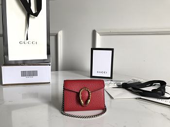 GUCCI DIONYSUS MINI LEATHER CHAIN BAG 03