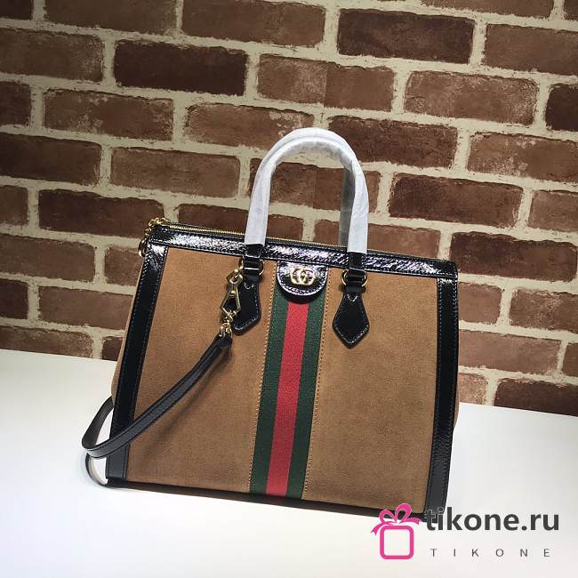  GUCCI OPHIDIA SMALL GG TOTE BAG - 1