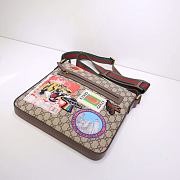 GG Supreme Sticker Monogram Flat Messenger Bag - 29×27.5×3cm - 6