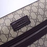 GG Supreme Monogram Flat Messenger Bag Black - 29×27.5×3cm - 2