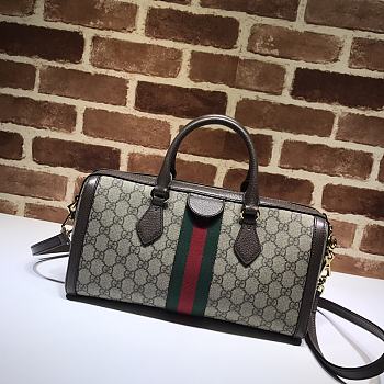 Gucci Brown Boston Bag - 32×16×12cm