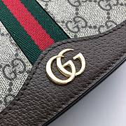 Gucci Ophidia Small Shoulder Bag In Brown - 25×18×9cm - 5