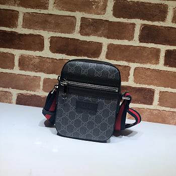 Gucci Black Messenger Bag - 14.5×18×6cm