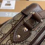 Gucci Brown Beige & Ebony Bag - 23×19×10cm - 3