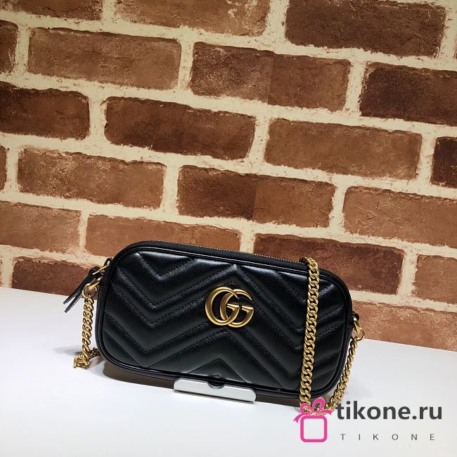 GUCCI GG MARMONT MINI CHAIN BAG - 1