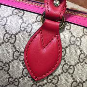 Gucci Red & Beige Boston Bag - 35×23×18.5cm - 2