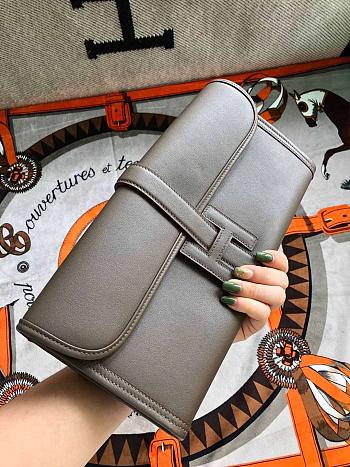 HERMES JIGE 29CM CLUTCH ALL HANDMADE