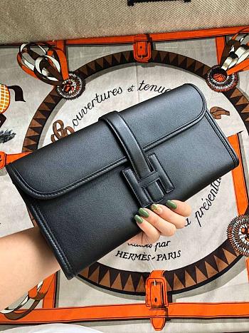 HERMES JIGE 29CM CLUTCH ALL HANDMADE 02