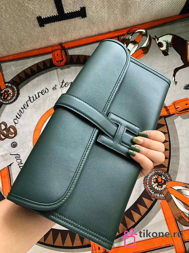 HERMES JIGE 29CM CLUTCH ALL HANDMADE 06 - 1