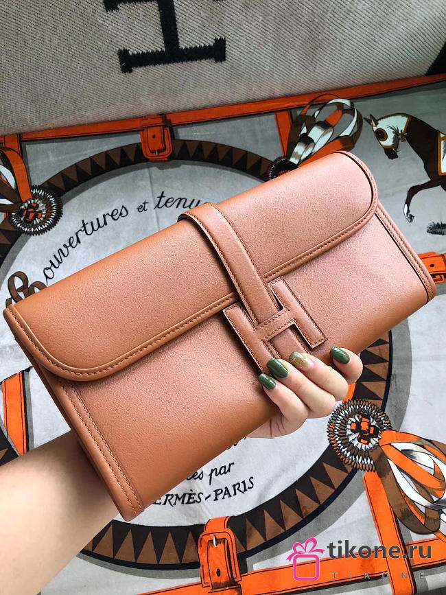 HERMES JIGE 29CM CLUTCH ALL HANDMADE 07 - 1