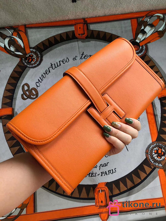 HERMES JIGE 29CM CLUTCH ALL HANDMADE 010 - 1