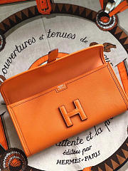 HERMES JIGE 29CM CLUTCH ALL HANDMADE 010 - 4