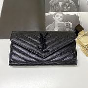 YSL MONOGRAM  ENVELOPE WALLET IN 01 - 1