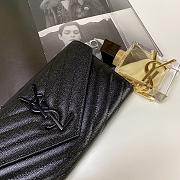 YSL MONOGRAM  ENVELOPE WALLET IN 01 - 2